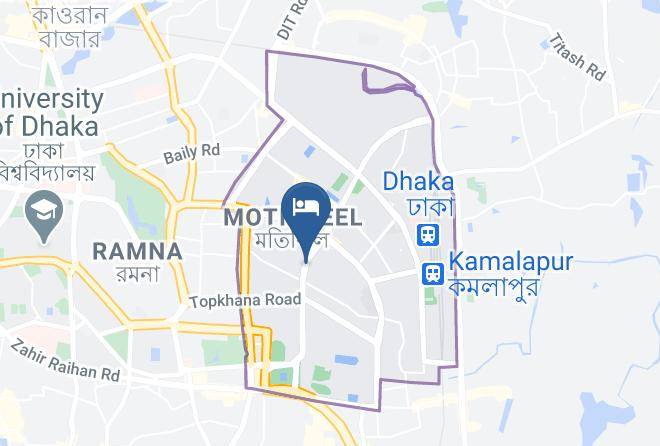 Dhaka - Hotel Rahmania Maps