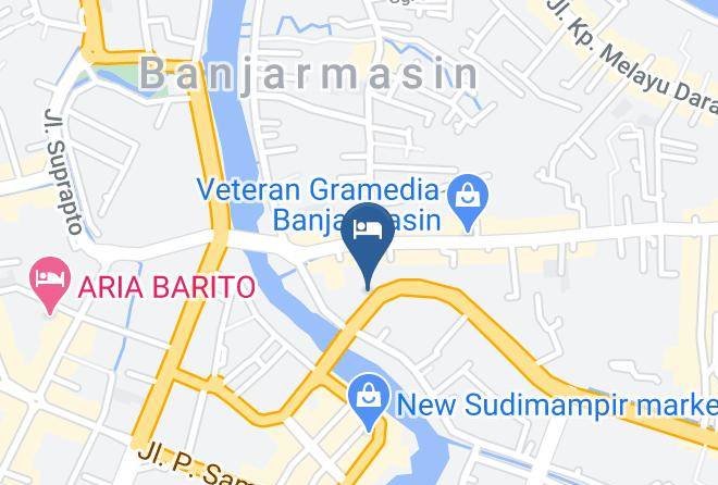 Banjarmasin - Hotel Rahmat Maps
