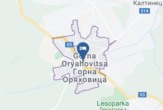Gorna Oryahovitsa - Hotel Rahovets Maps