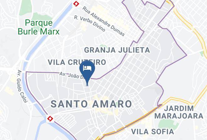 Sao Paulo Santo Amaro - Hotel Raiar Do Dia Maps