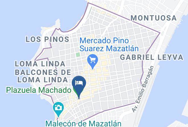 Mazatlan - Hotel Raices De Mar Maps