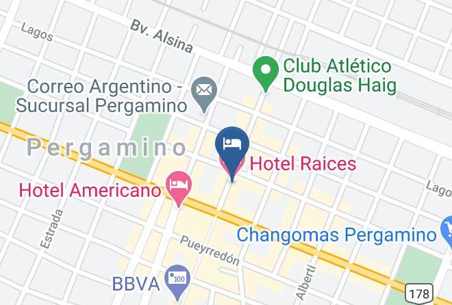 Pergamino - Hotel Raices Maps