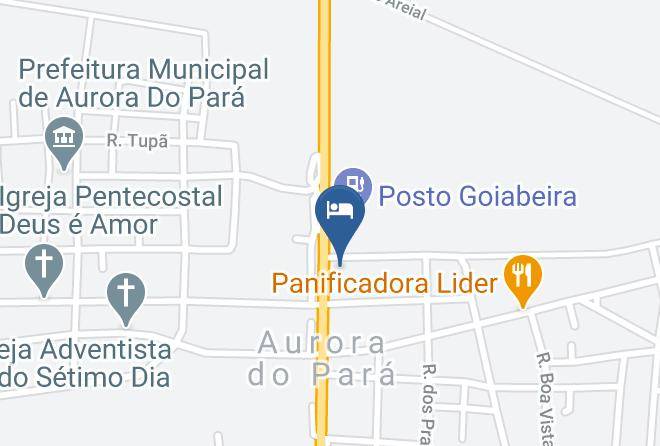 Aurora Do Para - Hotel Raijos Maps