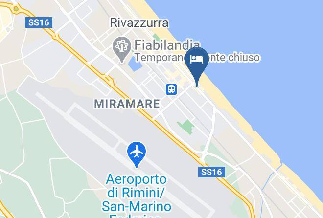 Rimini - Hotel Rainbow Maps