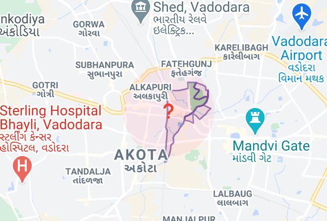 Vadodara - Hotel Rainbow Maps