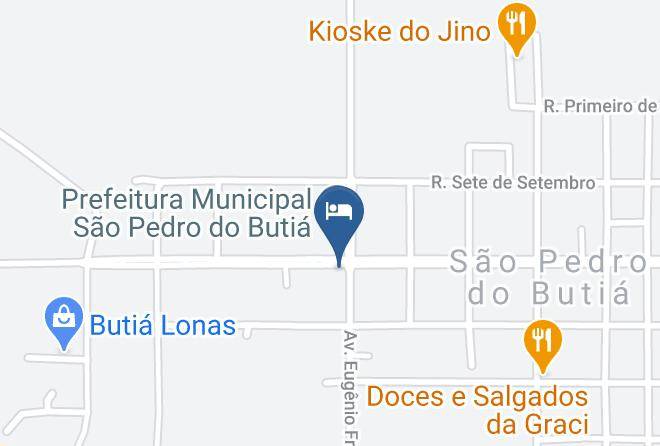 Sao Pedro Do Butia - Hotel Raios De Sol Missioneiro Maps