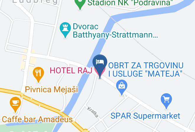 Ludbreg - Hotel Raj Maps