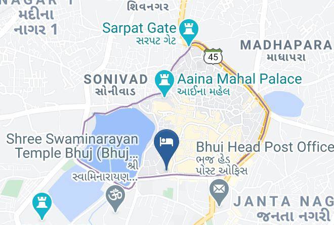 Bhuj - Hotel Raj Mahal Maps