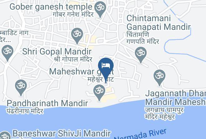 Maheshwar - Hotel Raj Palace Maheshwar Maps