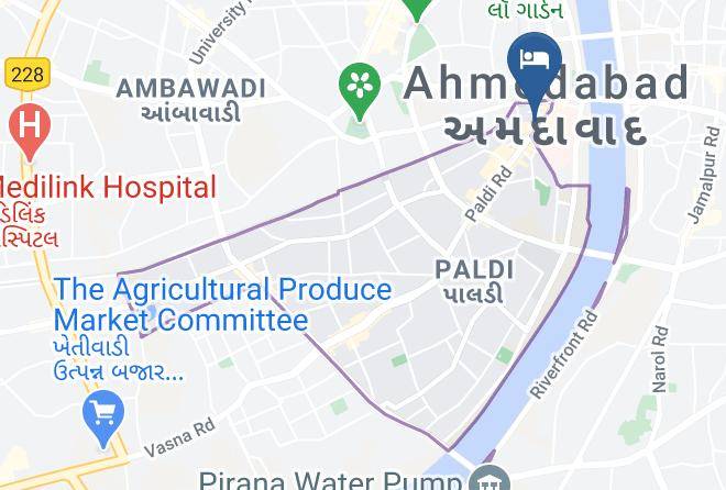 Ahmadabad - Hotel Rajtilak Maps