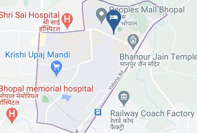 Bhopal - Hotel Raja Bhoj Maps