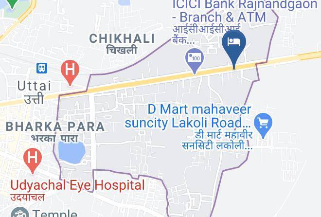 Raj Nandgaon - Hotel Rajdoot Maps