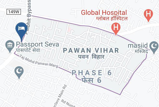 Bareilly - Hotel Rajmahal Maps