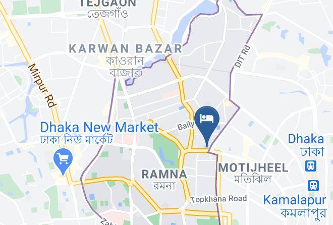 Dhaka - Hotel Razmoni Ishakha Maps