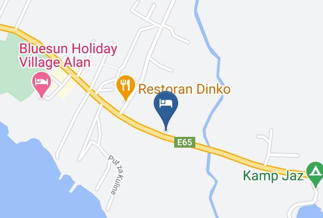 Starigrad - Hotel Rajna Maps