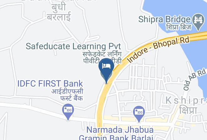 Sanwer - Hotel Rajshree Maps