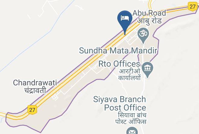 Abu Road - Hotel Rajwada Palace Maps