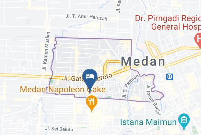 Kota Medan - Hotel Rakasih Maps