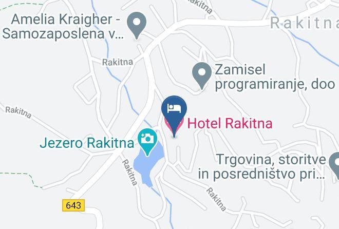 Brezovica Pri Ljubljani - Hotel Rakitna Maps