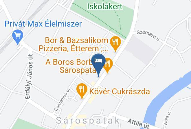 Hotel Rakoczi Map