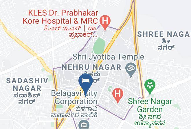 Belgaum - Hotel Rakshit International Maps