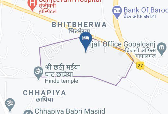 Gopalganj - Hotel Ralson Marrege Hall Maps