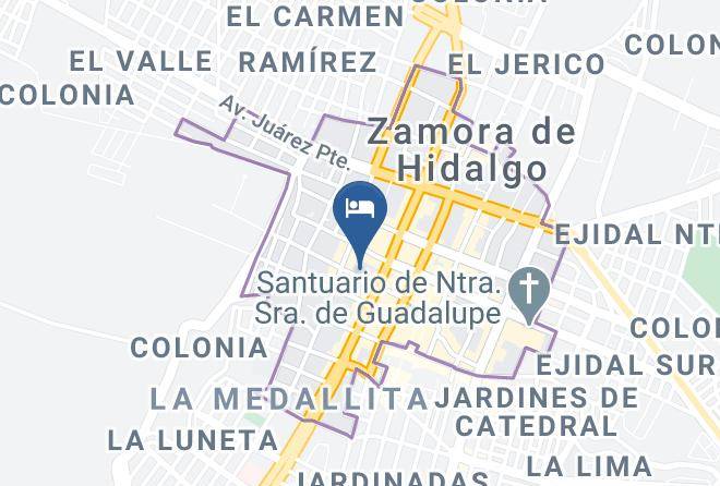 Zamora - Hotel Ramval Maps