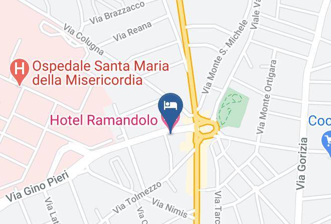 Udine - Hotel Ramandolo Maps