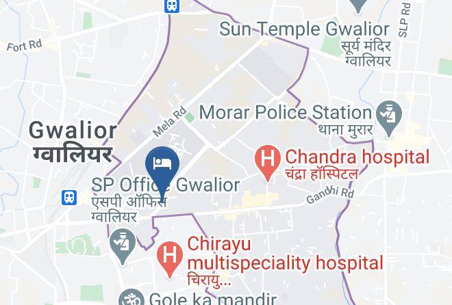 Hotel Ramaya Gwalior Map