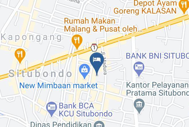 Situbondo Regency - Hotel Ramayana Maps