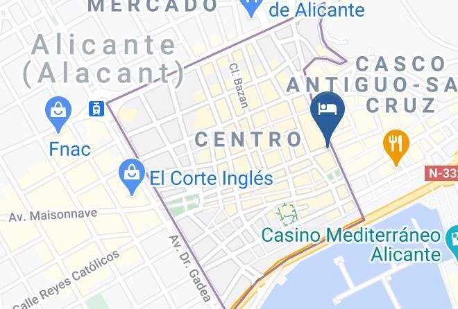 Alicante - Hotel Rambla Alicante Maps