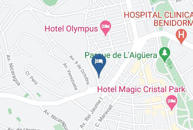 Alicante - Hotel Rambla Benidorm Maps