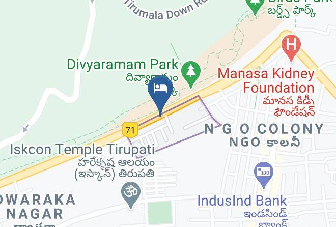 Tirupati - Hotel Ramcharan Residency Tirupati Maps