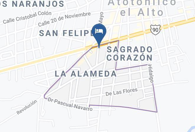 Atotonilco El Alto - Hotel Ramirez Maps