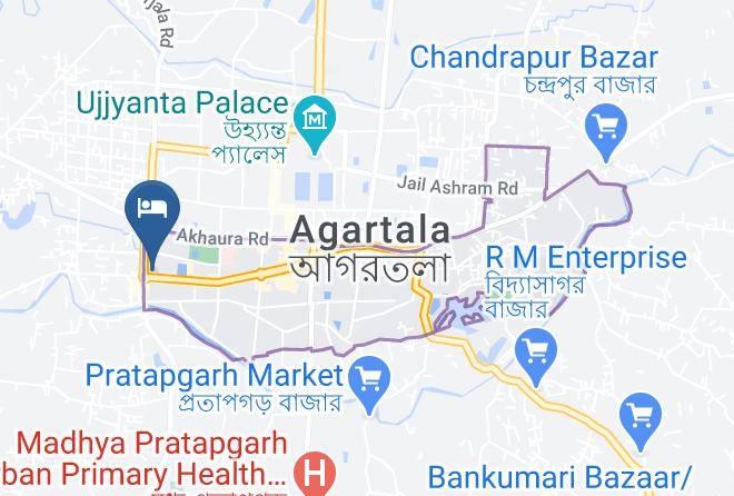 Agartala - Hotel Ramji Palace Maps