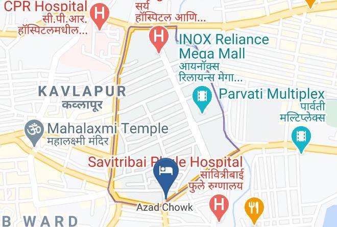 Kolhapur - Hotel Ramkrishna Maps