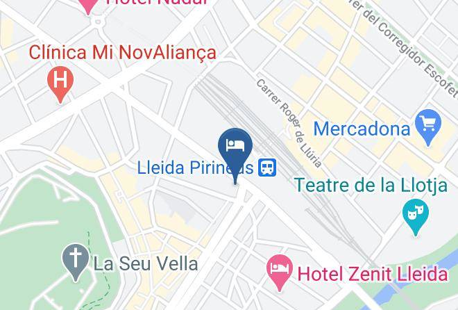 Lleida - Hotel Ramon Berenguer Iv Maps