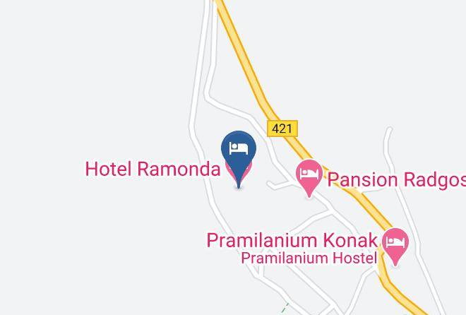 Zajecar District - Hotel Ramonda Maps
