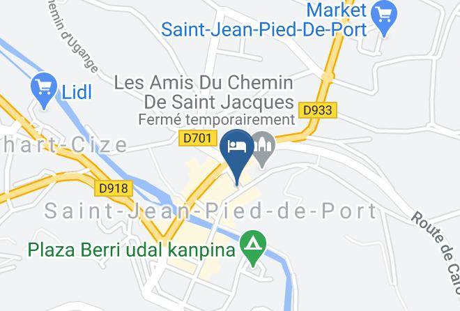 Pyrenees Atlantiques - Hotel Ramuntcho Maps