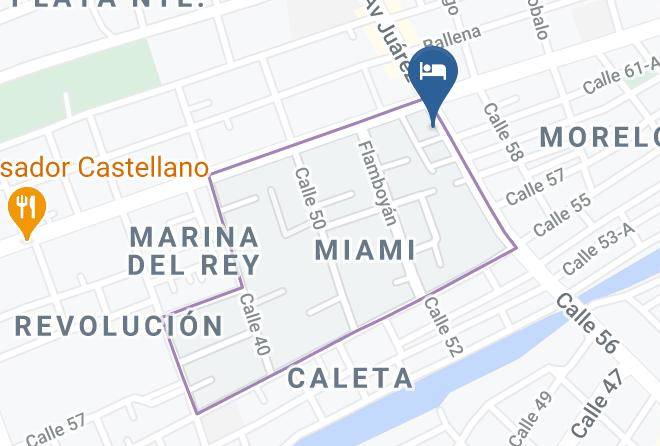 Carmen - Hotel Rancho Alegre Maps