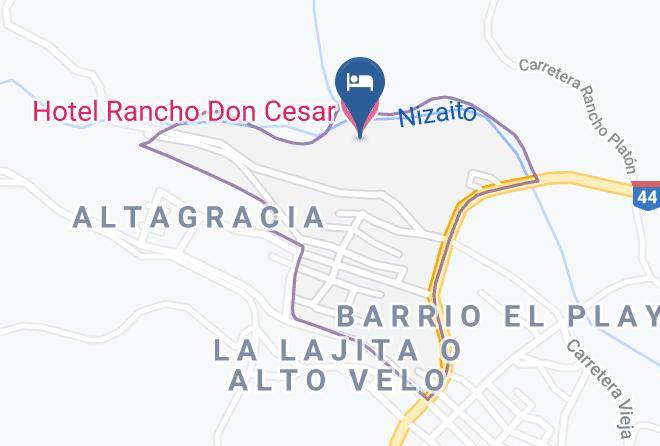 Paraiso - Hotel Rancho Don Cesar Maps