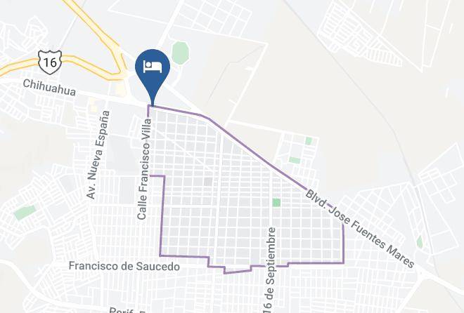 Chihuahua Villa Juarez Rancheria Juarez - Hotel Rancho Viejo Maps