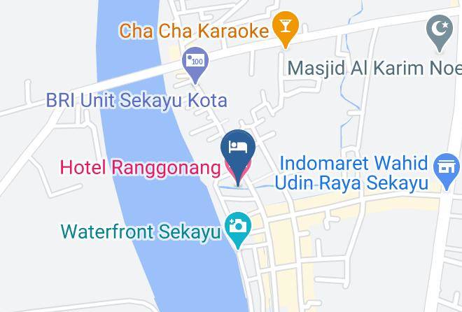 Musi Banyuasin Regency - Hotel Ranggonang Maps