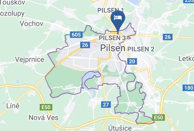 Pilsen - Hotel Rango Maps