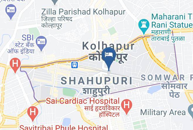 Kolhapur - Hotel Ranjeet Maps