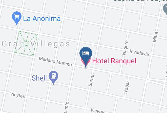 General Villegas - Hotel Ranquel Maps