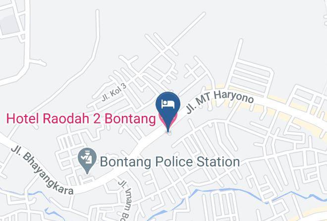 Kota Bontang - Hotel Raodah 2 Bontang Maps