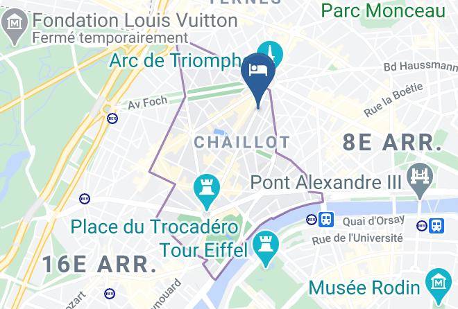 Paris - La Terrasse De L'hotel Raphael Maps