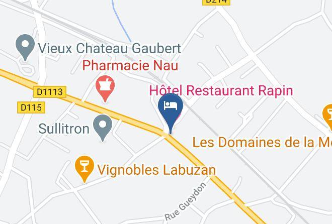 Gironde - Hotel Rapin Maps