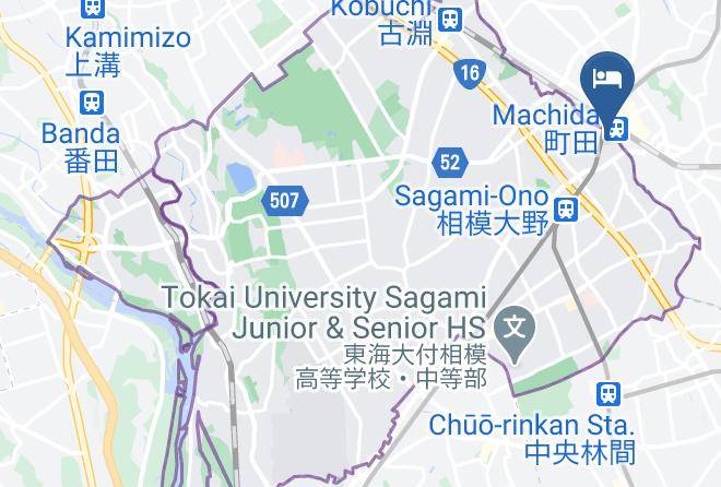 Sagamihara City Minami Ward - Hotel Rapport Senjukaku Maps